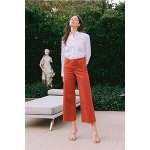 Vervet Bossa Nova Size 30 High Rise Crop Wide Leg Jeans